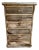 Rustic Aspen Wood Log Chest For Sale