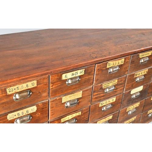 Ironmongers Shop Counter Drawers, 1910s For Sale - Image 5 of 15