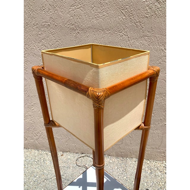 Vintage Tommi Parzinger Style Lighted End Tables - a Pair For Sale In Miami - Image 6 of 10