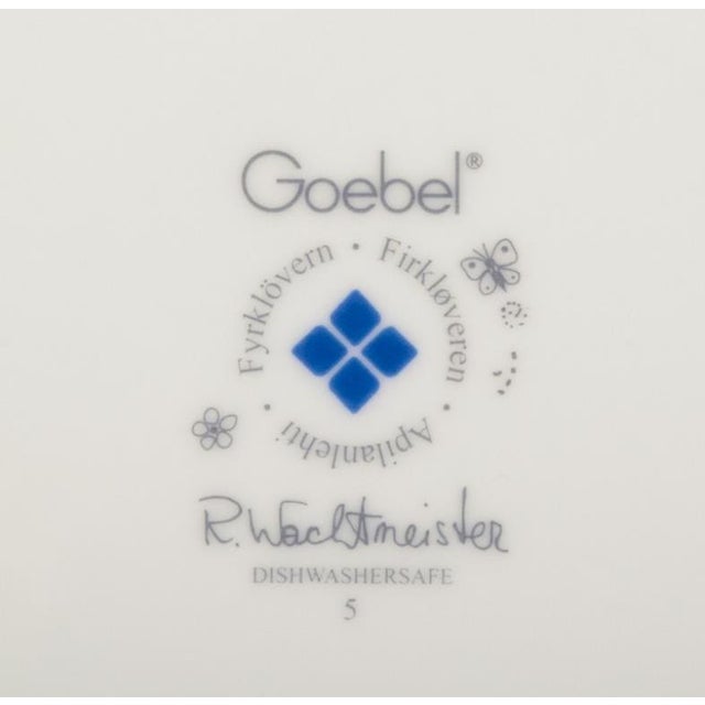 Dinner Plates with Cat Motifs by Rosina Wachtmeister for Goebel, Germany, Set of 6 For Sale - Image 9 of 10