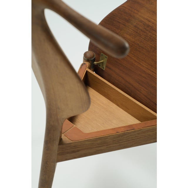 Mid-Century Modern Hans J. Wegner Valet Chair, Oak & Teak, Mid-Century Modern, 1953 For Sale - Image 3 of 11