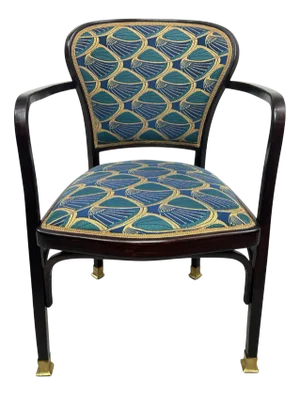 Jugendstil No. 717 Office Chair attributed to Gustav Siegel, 1890s