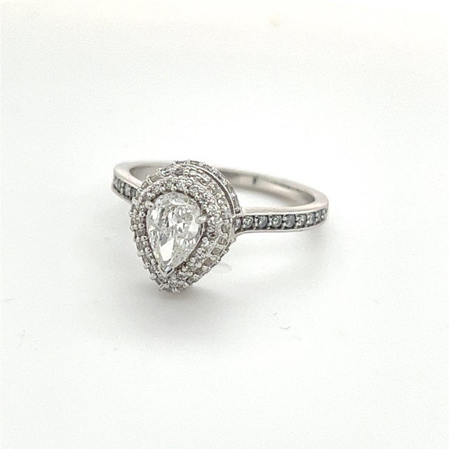 Diamond Ring 14k Gold 0.91 TCW 3.19 Grams Certified For Sale In New York - Image 6 of 12