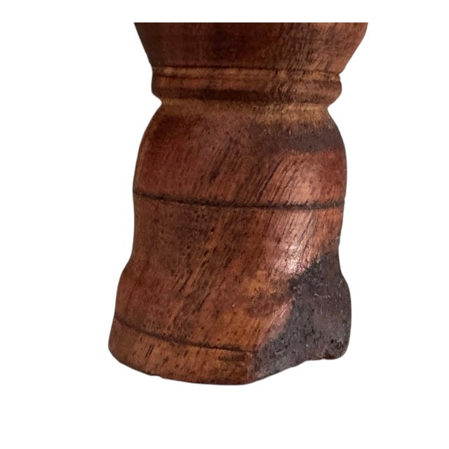 Wood Mid-Century Anglo-Indian Teak & Repoussé Brass Nesting Table Set For Sale - Image 7 of 18