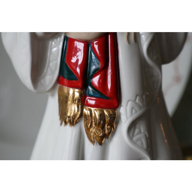 Late 20th Century Vintage Holland Mold Chinoiserie Emperor Figurine, Signed Mozelle For Sale - Image 5 of 17