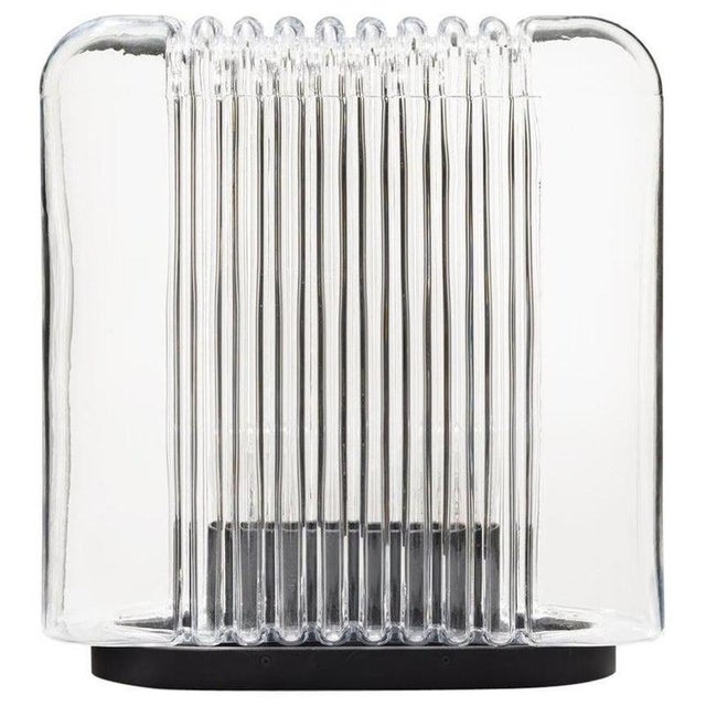 Lari Aluminum and Glass Table Lamp by Angelo Mangiarotti for Karakter For Sale - Image 6 of 6