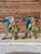 Vintage Sculptural Andrea by Sadek Hand-Painted Tropical Parrot Figurines – Pair For Sale - Image 9 of 12