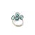 925 Sterling Silver Ring With Sparkling 9.59 CTW Blue Topaz 4 Stone in Prong Set - Size 8.5 For Sale - Image 9 of 13
