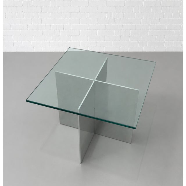 Mid Century Modern Chrome and Glass Side / End Table, Circa 1970s For Sale In New York - Image 6 of 11