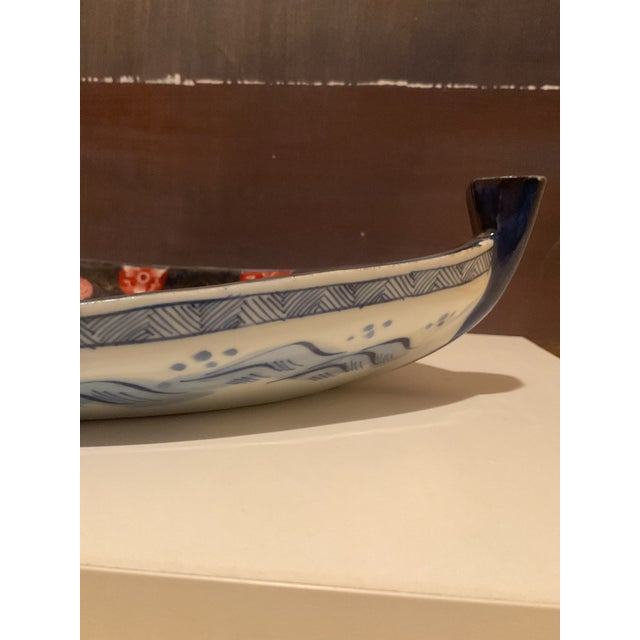 Antique Japanese Imari Porcelain Dish Period: Meiji Era (1868–1912) For Sale - Image 14 of 18