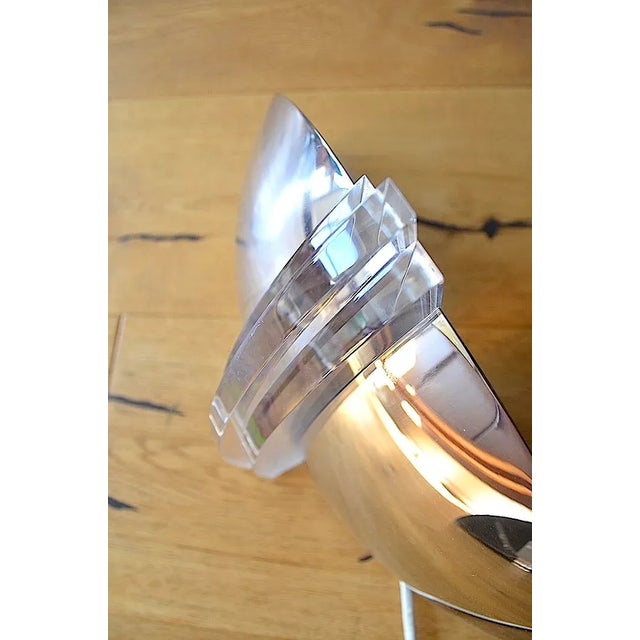 1980s Art Deco Style Wall Lamp, 1980s For Sale - Image 5 of 9