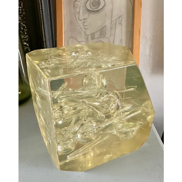 Michèle Canzoneri, Sculpture, 1972, Hand-Blown Glass & Resin For Sale - Image 8 of 18