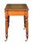 19th Century William IV Library Table or Writing Desk of Patinated Oak With Inset Leather Top For Sale - Image 5 of 12