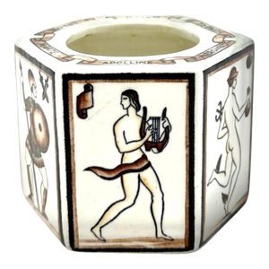 Gio Ponti, "Per Scriver Classico" Ashtray, San Cristoforo Richard Ginori, Italy 1923