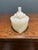 Victorian Antique 1898 Flaccus Bros. Uranium Milk Glass 'Uss Wheeling' Battleship Covered Dish For Sale - Image 3 of 10