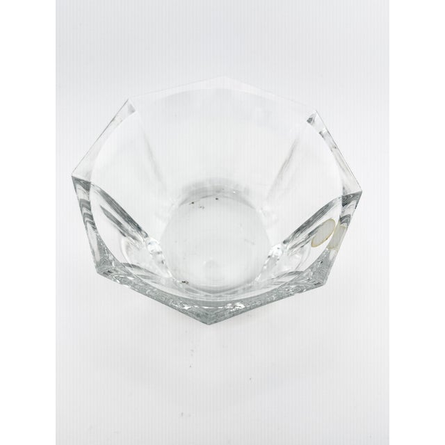 Traditional Vintage Crystal Serving Bowl For Sale - Image 3 of 5