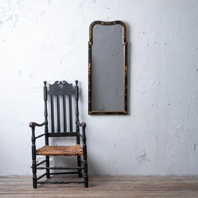 A Friedman Brothers Chinoiserie Queen Anne style mirror for Colonial Williamsburg Restoration. 18 inches wide by 43 inches...