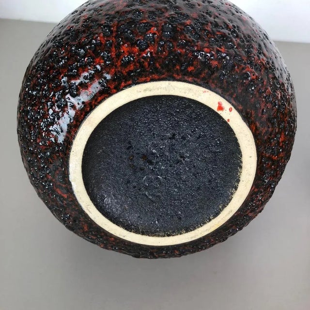 Model 484-21 Pottery Fat Lava Vases from Scheurich, Germany, 1970s, Set of 2 For Sale - Image 12 of 14