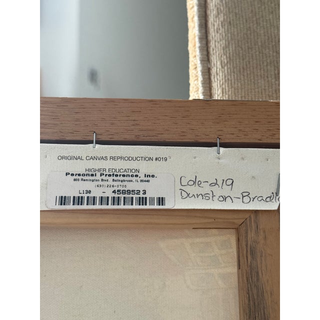 1980s 1980s "Higher Education" Original Canvas Reproduction #019 For Sale - Image 5 of 15