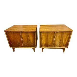 1960s Broyhill Brasilia Nightstands End Tables a Pair For Sale