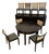 Bauhaus Art Deco Dining Room by Bruno Paul and Hans Hartl for Hellerau, 1920s, Set of 10 For Sale