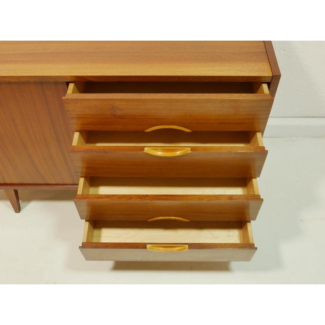 Mid-Century Beech and Spruce Sideboard, Germany, 1960s For Sale - Image 12 of 16
