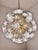 Metal Murano Glass Flower Sputnik Chandelier 1990s For Sale - Image 7 of 14