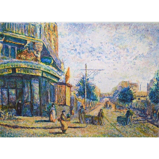 "Avenue of the Street Vendor" -State II Original Limited Edition engraving with aquatint printed by hand in France on 100...