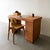 Ettore Sottsass Vintage 80s Deco Postmodern Burlwood Writing Desk For Sale - Image 4 of 14