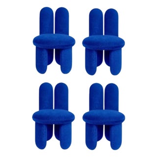 Gentle 753 Glazy Chairs by Royal Stranger, Set of 4 For Sale