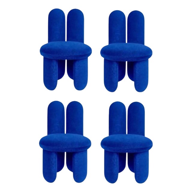 Gentle 753 Glazy Chairs by Royal Stranger, Set of 4 For Sale