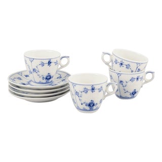 Coffee Cups with Saucers from Royal Copenhagen, 1960s, Set of 8 For Sale