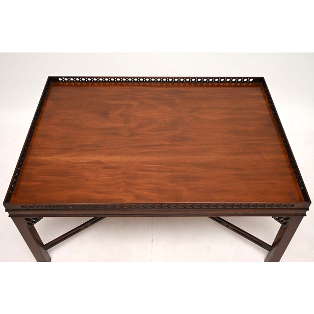 Georgian Style Coffee Table, 1950 For Sale - Image 6 of 11