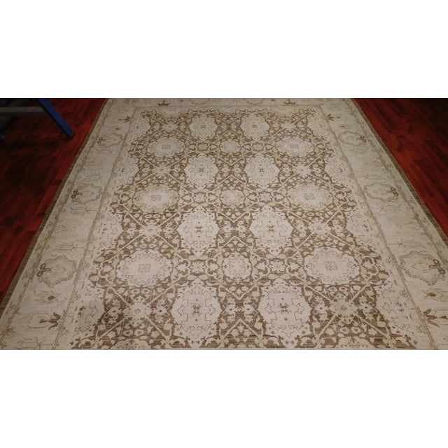 Fine Agra Style Handmade Rug. 8'x 9'8" For Sale In Los Angeles - Image 6 of 13