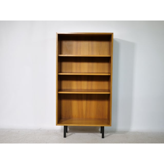 Mid-Century Modern German Walnut Bookcase, 1960s For Sale - Image 9 of 9