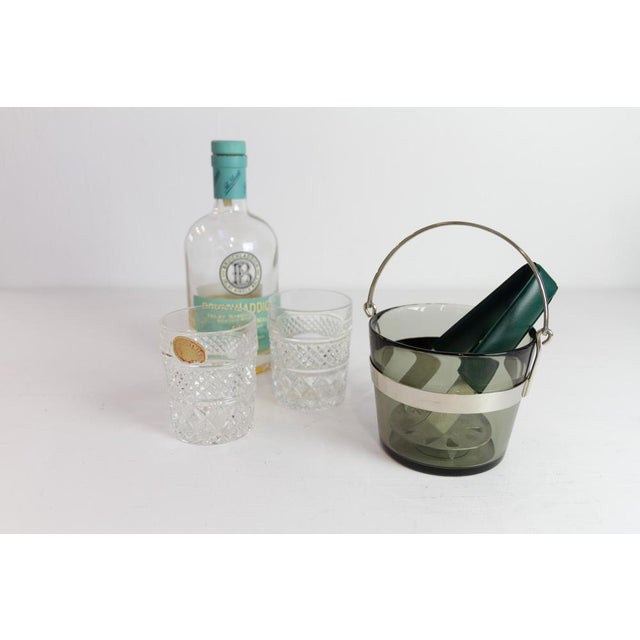 Swedish Glass Ice Bucket by Sven Palmqvist for Orrefors, 1960s. For Sale - Image 13 of 17