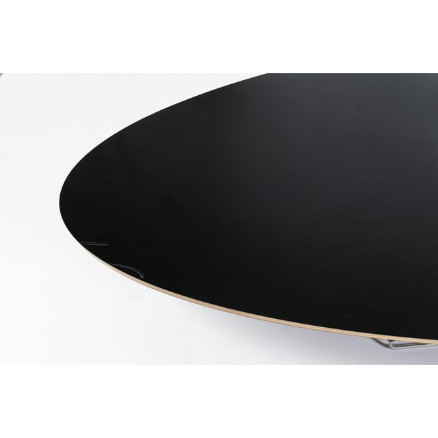 Eames Surfboard Etr Coffee Table for Herman Miller, Black Mid Century Modern Table For Sale - Image 11 of 14