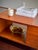 Coffee 1960s Mid-Century Modern Teak Coffee Table With Beveled Glass — Record Cabinet, Turntable Stand, Media Console and Low Credenza For Sale - Image 8 of 12