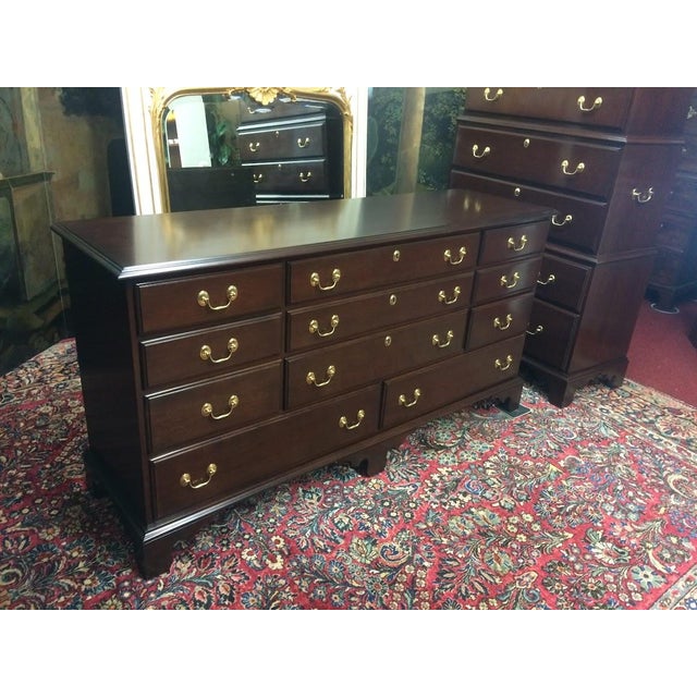 1990s Vintage Harden Furniture Dresser, Bureau For Sale - Image 5 of 11