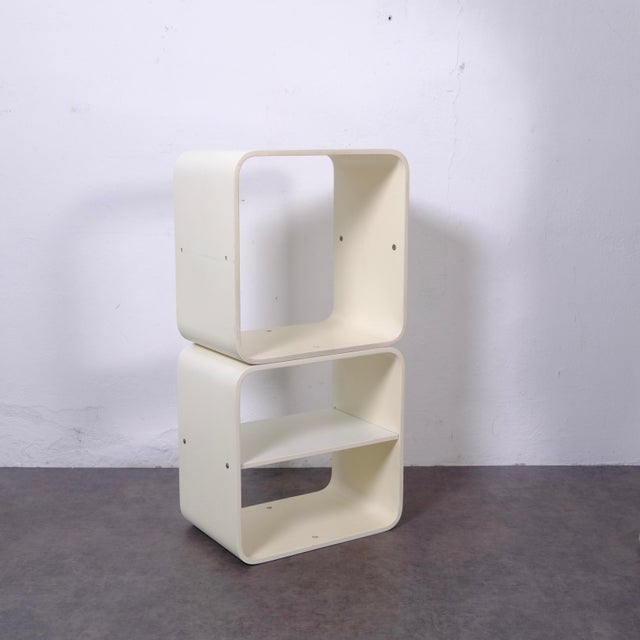 Modular Bookcases in Lacquered Wood attributed to Carlo De Carli for Fiarm, 1970s, Set of 2 For Sale - Image 17 of 17