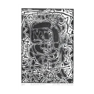 John Blair Mitchell Perpetual Motion Relief Print