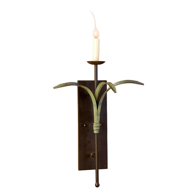 Single Grande Marsh Grass Sconce makes it a beautiful choice for all uniquely designed spaces. Made of steel and finished...
