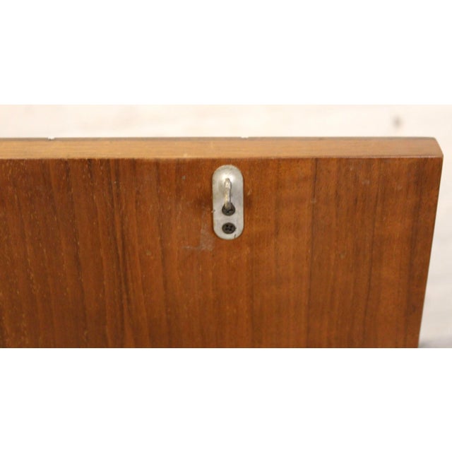 Mid-Century Sculpted Diamond Front Walnut Nightstands, Pair For Sale - Image 11 of 13