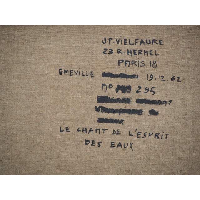 the Song of the Water Spirit Oil on Canvas by Jean-Pierre Vielfaure For Sale - Image 3 of 6