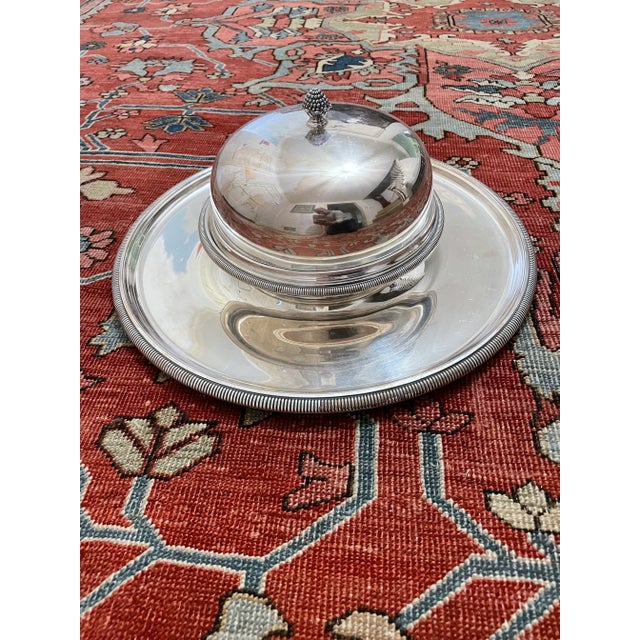 Metal Gorham Silver Plated Covered Serving Dish For Sale - Image 7 of 7