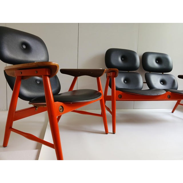 Living Room Set with Ashtrays from Poltronova, 1960s, Set of 2, in Very Good conditions. Designed 1960 to 1969 This piece...