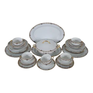 Vintage 41 Piece Noritake Regina Floral Porcelain Fine China Dinnerware 13674