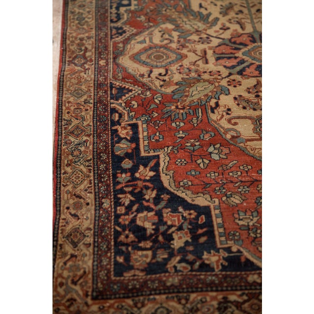 Textile Vintage Farahan Sarouk Rug - 3'3" x 4'8" For Sale - Image 7 of 13