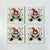 This set of four reconstituted stone tile coasters is from Sweden and features a Gustavian design on each. The design has...