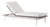 Delta Gamma Chaise Lounge in White For Sale